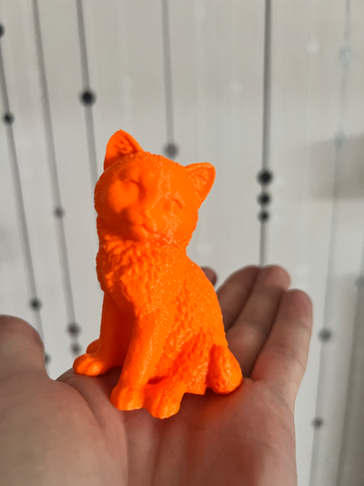 mignonne chat statue remixé by tommy95cz ménage animaux domestiques art figure neko caca animal mignon 3d print model - Mito3D