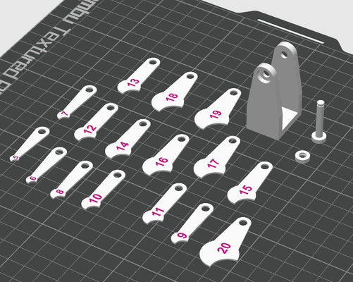 radius spur äußere durchmesser by papalmi werkzeuge hand lehre radien radien schablone pruefen werkzeug werkzeug handwerkzeug bote kontrollieren messung durchmesser steuerung 3d print model - Mito3D