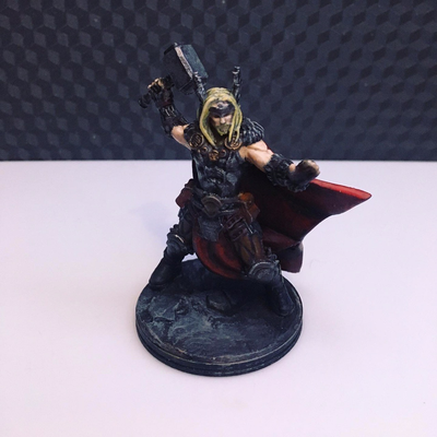 dnd thor deus bárbaro or viking miniatura remixado by asa negra miniaturas mini masmorras dragões dragões 3d print model - Mito3D