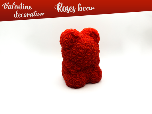 rosen bär neu gemischt by samaktivität miniaturen rose abonnieren geschenk valentinstag valentinsgrußgeschenk liebe überraschung hochzeit hochzeitsdekor miniatur deko dekor dekoration spaß baby teddy teddybär herz 2024 charakter 3d print model - Mito3D