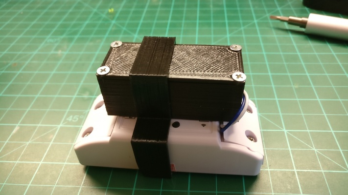 hijo relé acoplamiento caso funda abrazadera by 2 cervezas pasatiempo bricolaje diy electrónica básico caja gehuse halterung relais 3d print model - Mito3D