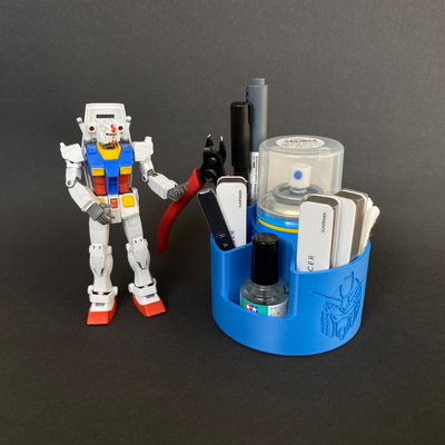 gunpla outils organisateur by georg organisateurs gundam plamo 3d print model - Mito3D