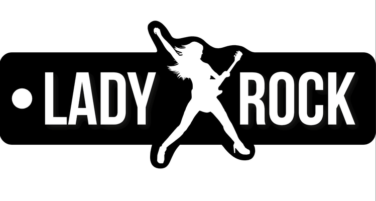 lady rock keychain by frankymorello hobby & diy 3d print model - Mito3D