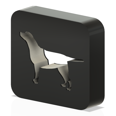 hund licht box by torbe miniaturen tiere 3d print model - Mito3D