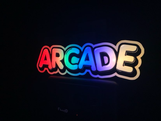 arcade lightbox ombra by brentglover1970 arte modelli giochi 3d print model - Mito3D