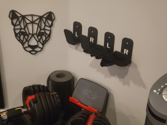 parete montato guanto appendiabiti by nweishar domestico casa modelli allenarsi esercizio fitness guanti mio conservazione nel mezzo montare organizzatore organizzazione 3d print model - Mito3D