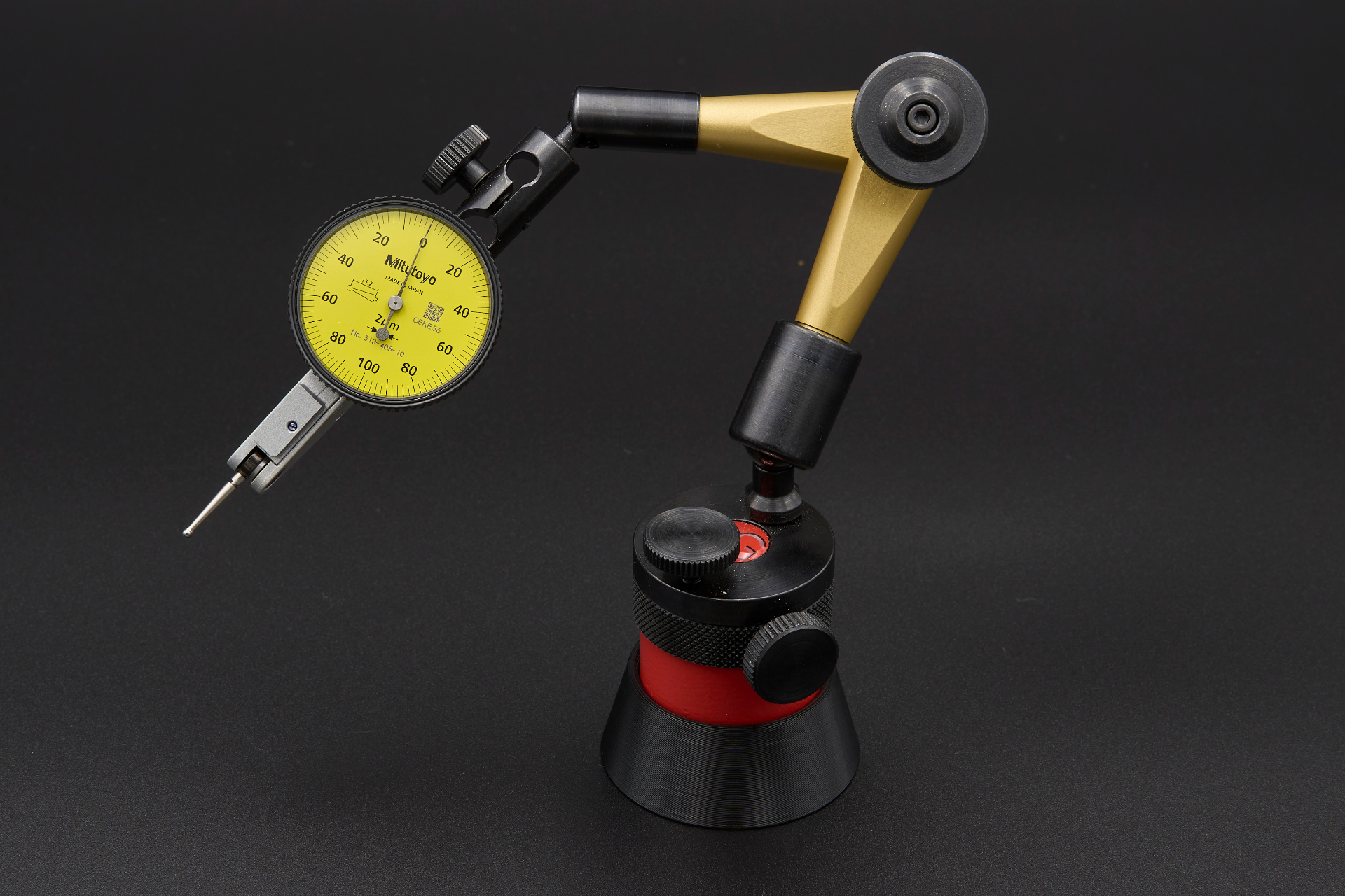 ayakta durmak h rger g ssler hg mini 150 hidrolik çevirmek gösterge kulp destek by teknik kamera araçlar ölçü ölçüm standı kadran göstergesi dialindicatormount dialgauge 3D print model - Mito3D