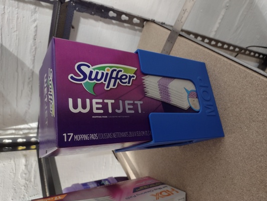 swiffer humide jet balai tampon titulaires by makerner ménage maison modèles organisateur swifferwetjet épongé 3d print model - Mito3D