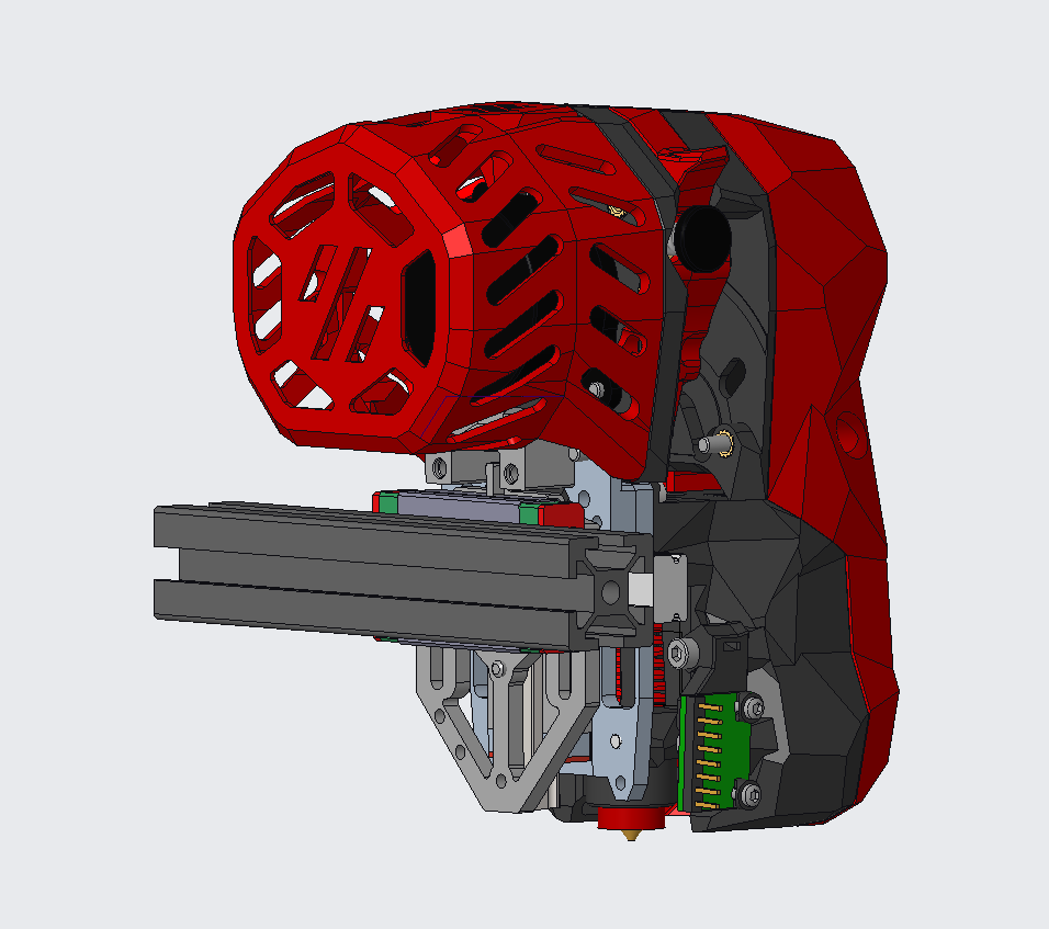 stealthburner sht36 startseite mantel neu gemischt by xuanyuanss 3d drucker zubehör voron 3D print model - Mito3D