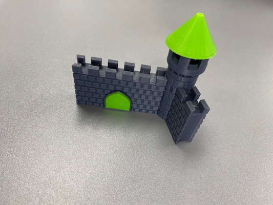 desktop castle exp1 by tomheadley miniatures architecture tower wall dnd 3d print model - Mito3D