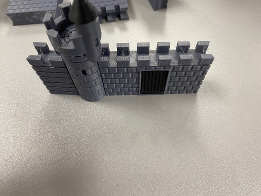 desktop castle exp 2 by tomheadley miniatures architecture tower wall dnd 3d print model - Mito3D