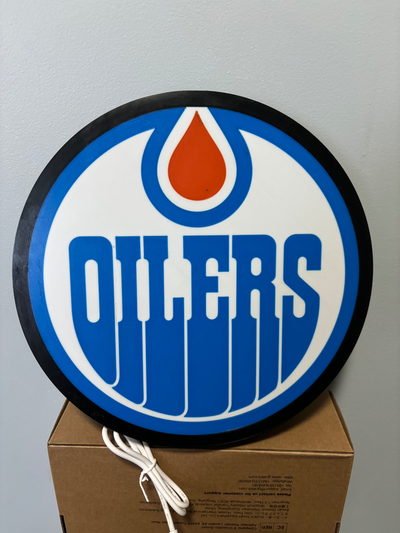 edmonton lubrificadores luz caixa by futuro canadá arte sinais logotipos nhl hóquei 3d print model - Mito3D