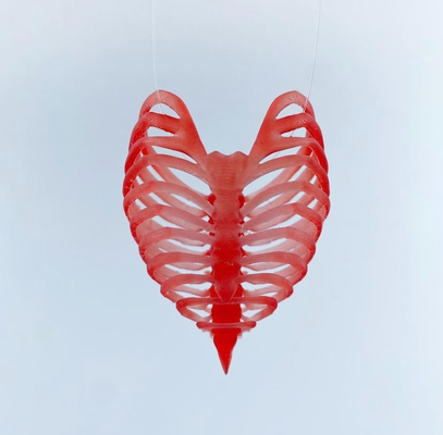 scheletro cuore collana by burlone 3d moda gioielleria 3d print model - Mito3D