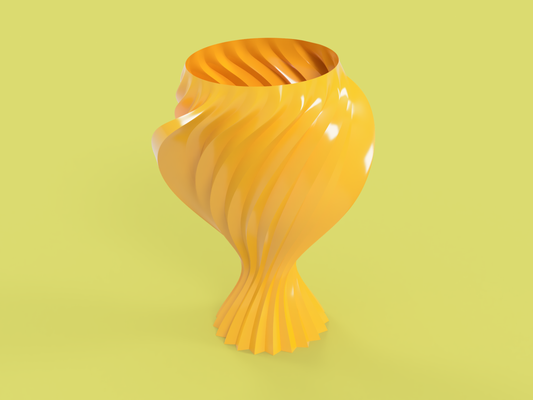 florero 'n trofeo retorcido versiones by jolteb casa decoración variante rápido impresión petg pla tpu transparente grande capas giro regalo ganar ganador envase 3d print model - Mito3D