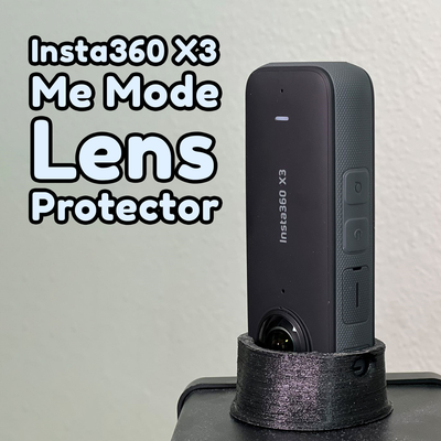 insta360 x3 me mod lens koruyucu by sinemasever hobi kendin yap elektronik kayak snowboard yapma 3d print model - Mito3D