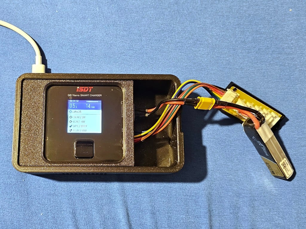 isdt q6 nano cargador caso funda usb c by daniel schenk pasatiempo bricolaje diy rc 3D print model - Mito3D