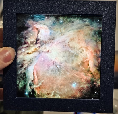 wip backlit frame astro photos by daniel schenk art models astrophotography pictureframe 3d print model - Mito3D