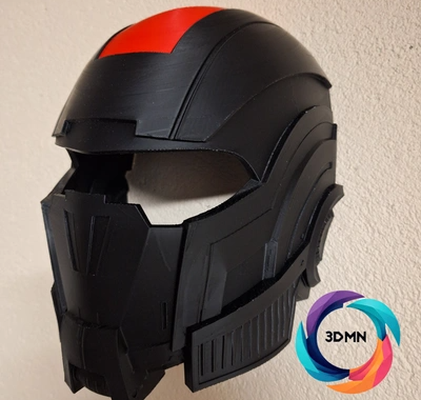 n7 respiradouro capacete massa by 3dmn adereços cosplays máscaras capacetes efeito pastor armaduras ams legal cosplay jogos scifi multicolorido cara criança crianças construir suporte defesa 3d print model - Mito3D