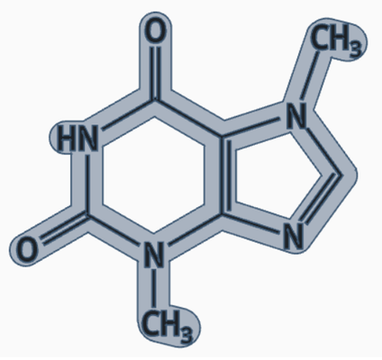 chemical formular chocholate by suese syb education chemistry chocolate schokolade gift geschenk 3d print model - Mito3D