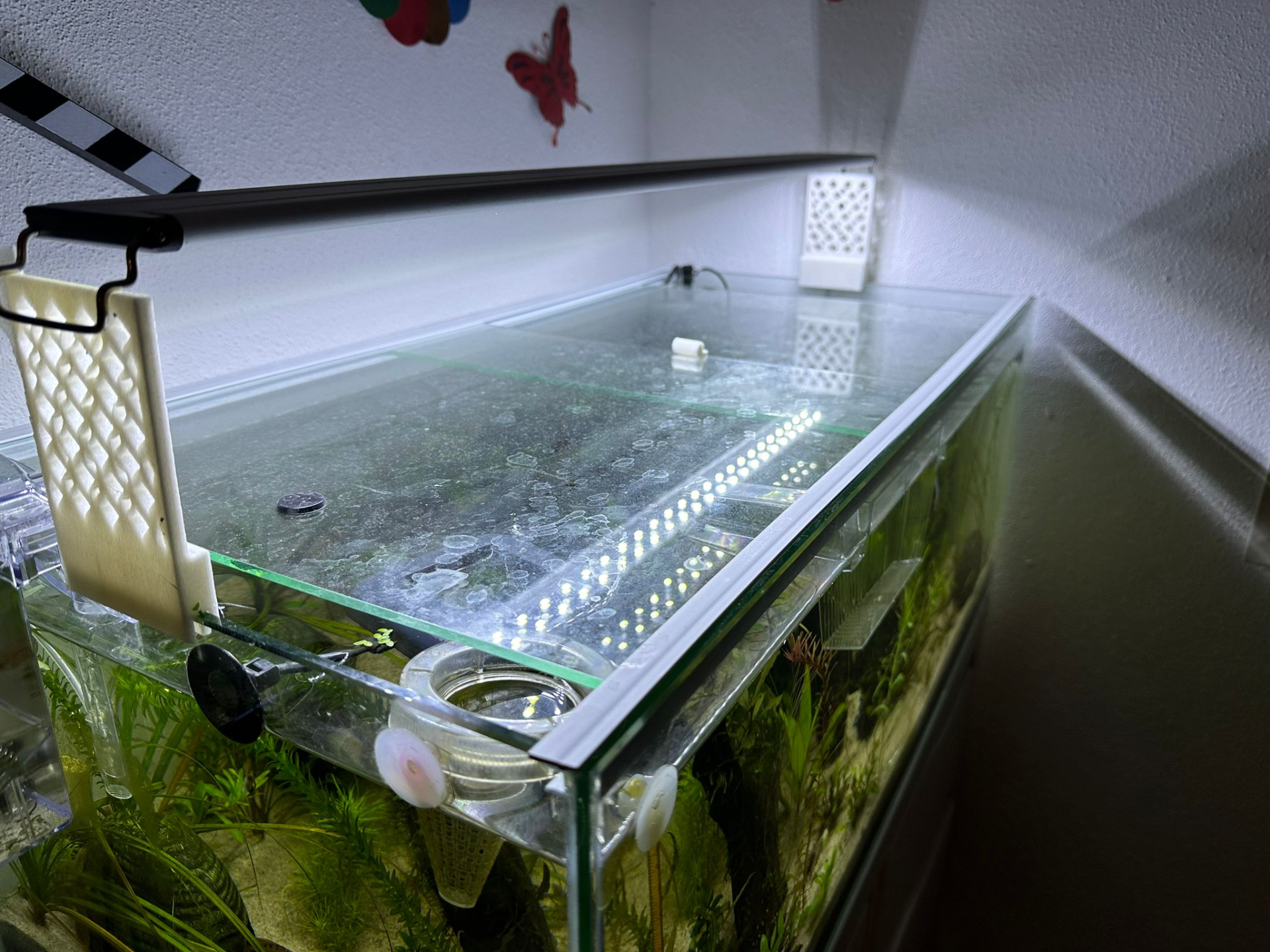 élévation lumière aquarium reçu accroché supérieure by cell23 loisir diy led bras éclairage 39 poisson 3D print model - Mito3D