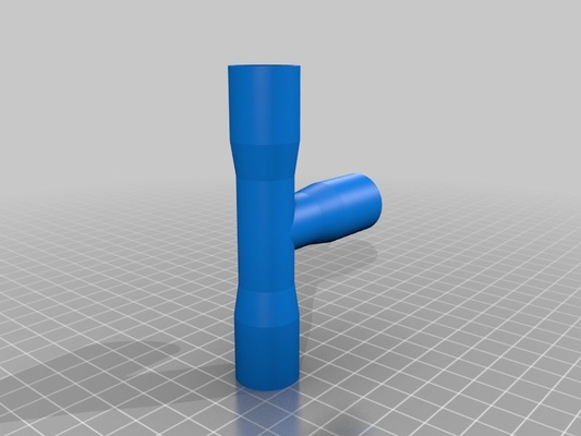 anpassbar leitung elektrisch tube ableitung by plbarrio haushalt haus modelle 3d print model - Mito3D