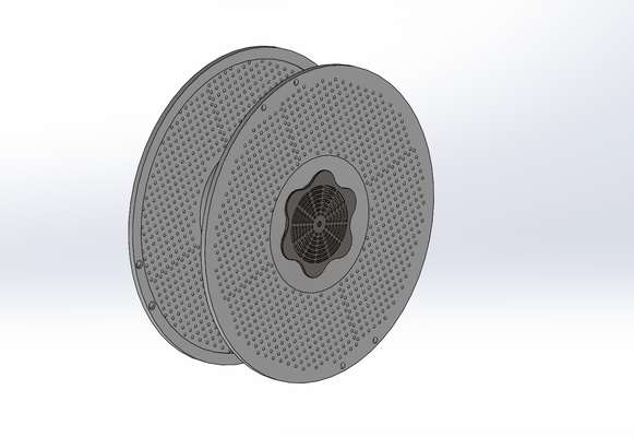 bambu spool desiccant holder dessicant by it work 3d printer accessories container bambulab 3d print model - Mito3D