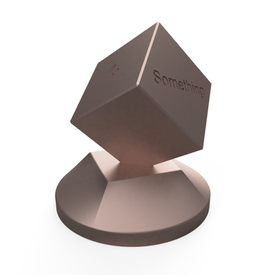 by chipotle art sculptures cube trophée 3d print model - Mito3D