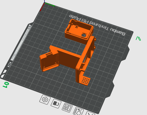 a1 mini esp32 cam plaque frontale remixé by el jefé 3d imprimante accessoires a1mini visage assiette couverture gaine 3d print model - Mito3D