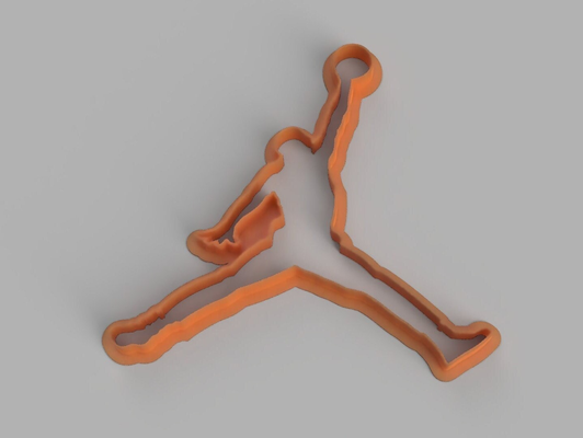 miguel jordán baloncesto galleta cortador by arte casa modelos saltar hombre hogar cocina accesorios cesta pastel plantilla 3d print model - Mito3D