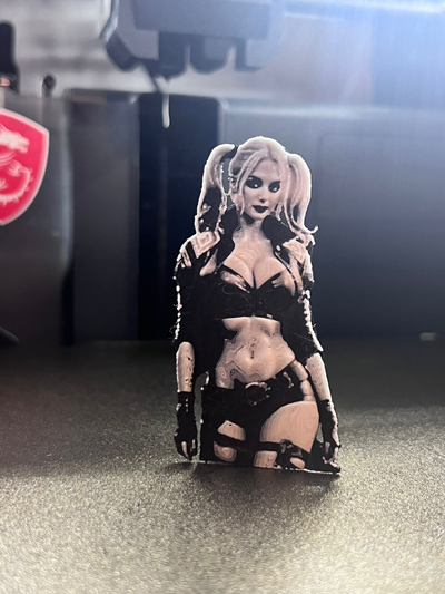 harley quinn png hutschmiede by fatalchaos25 kunst 2d dekor 3d print model - Mito3D