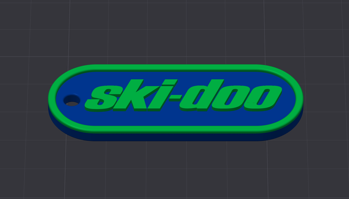 ski doo chaveiro by mr2web moda modelos skidoo brp 3d print model - Mito3D