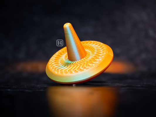 spinning fidget toy by kawesky toys & games spinningtop fidgettoy desk fidgettoys desktopdecor decor spiral pattern classic vintagetoy collectible traditionaltoy balance balancetoy desktoy spinner stress relief stressrelief giftideas stockingfiller spinnertoy 3d print model - Mito3D