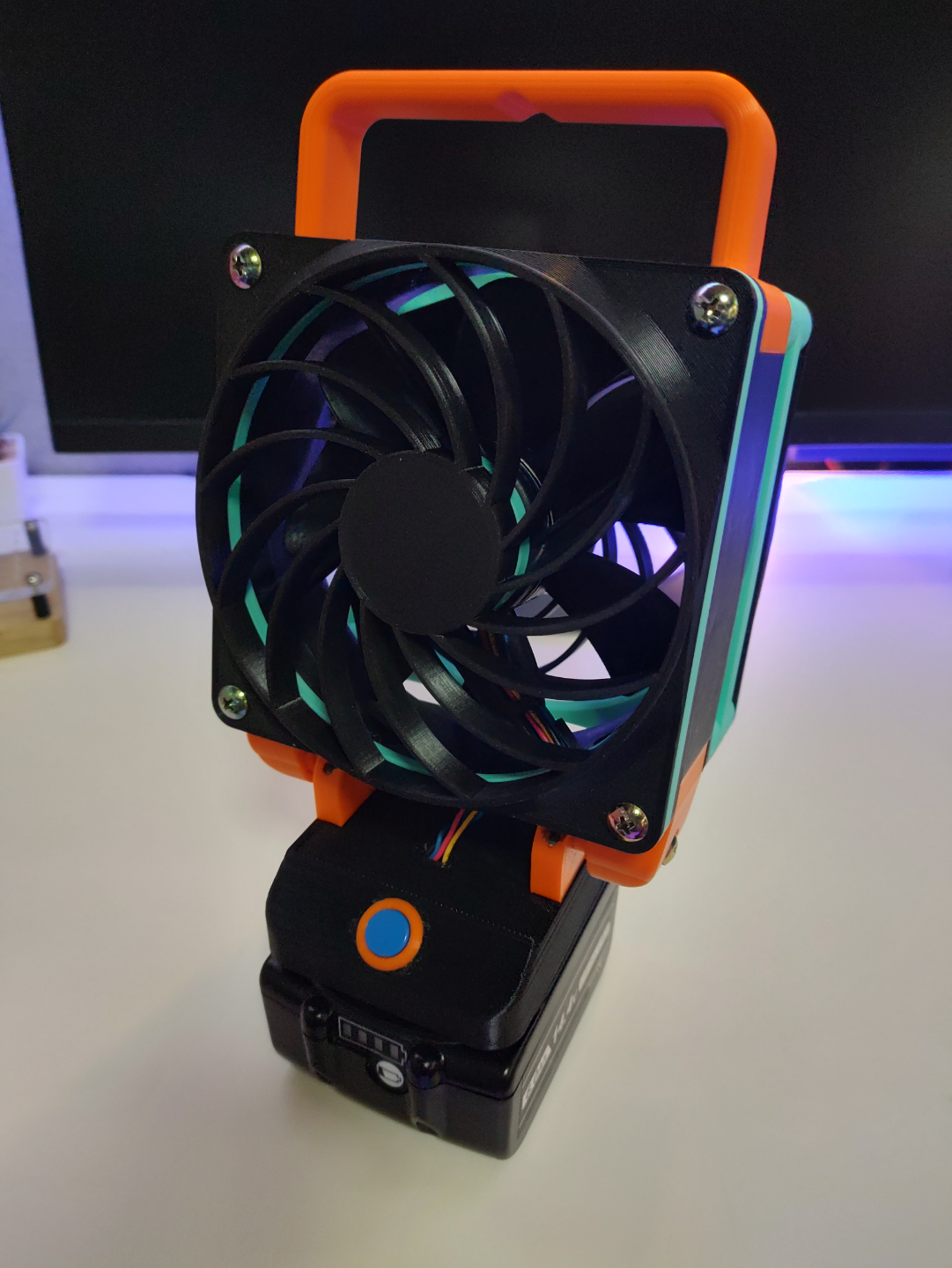 fan120 by 3dprinter cnc 3d stampante parti 3D print model - Mito3D