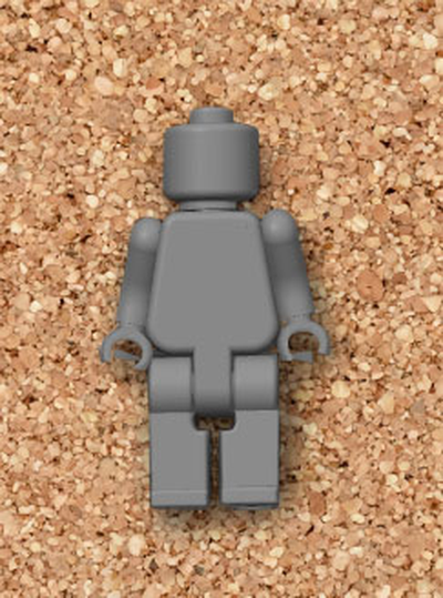 mobile lego mini figura figura by scott 3d arte sculture minifigure 3d print model - Mito3D