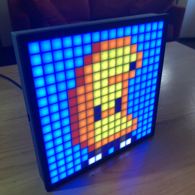 16x16 led matrix rahmen diffusor gitter by fraktale störungen hobby diy elektronik esp32 wled fall mantel 3d print model - Mito3D