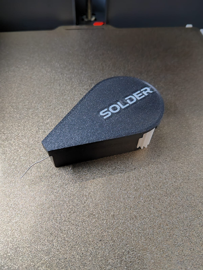 recipiente solda caneta v2 by lol3z 3d passatempo faça eletrônicos suporte dispensador ferramenta 3d print model - Mito3D