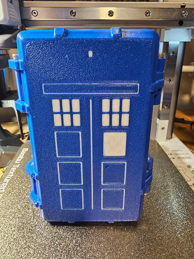 dr who inspired ltt stubby screwdriver case remixed by heath tools hand lttstoredotcom lttscrewdriver lttstubby tardis sonicscrewdriver stubby-bit-driver 3d print model - Mito3D