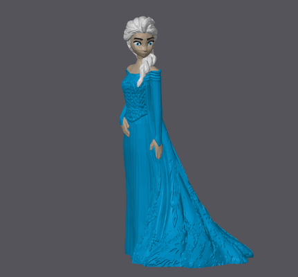 elsa by pacobart oyuncaklar oyunlar karakterler dondurulmuş 3d print model - Mito3D