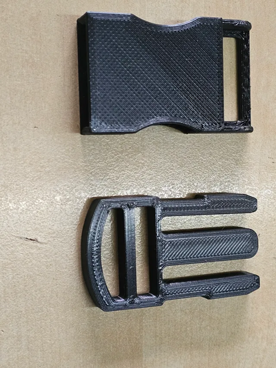 buckle by lemonmaker tools belt clip 3d print model - Mito3D