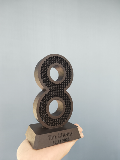 8 year award by cavin art models 3d print model - Mito3D