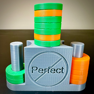 anti perfectionism wöchentlich tracker by abonnieren haushalt büro kalender desktop erinnerung schreibtisch dekor zuhause haus inspirierend motivierend anti perfektionismus 3d print model - Mito3D