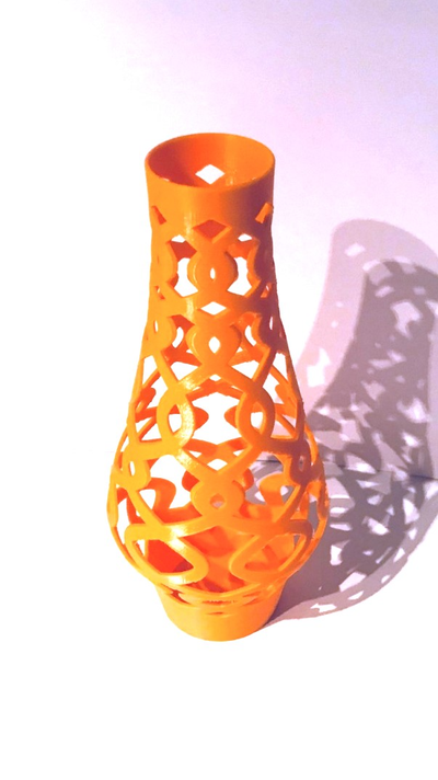 siebziger vase by brithawkes haushalt dekor 70s 3d print model - Mito3D