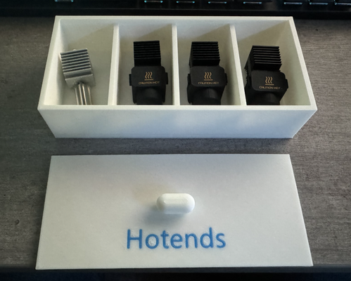 a1 hotends box by jimmy b 3d printer accessories mini hotend tidy organize 3d print model - Mito3D