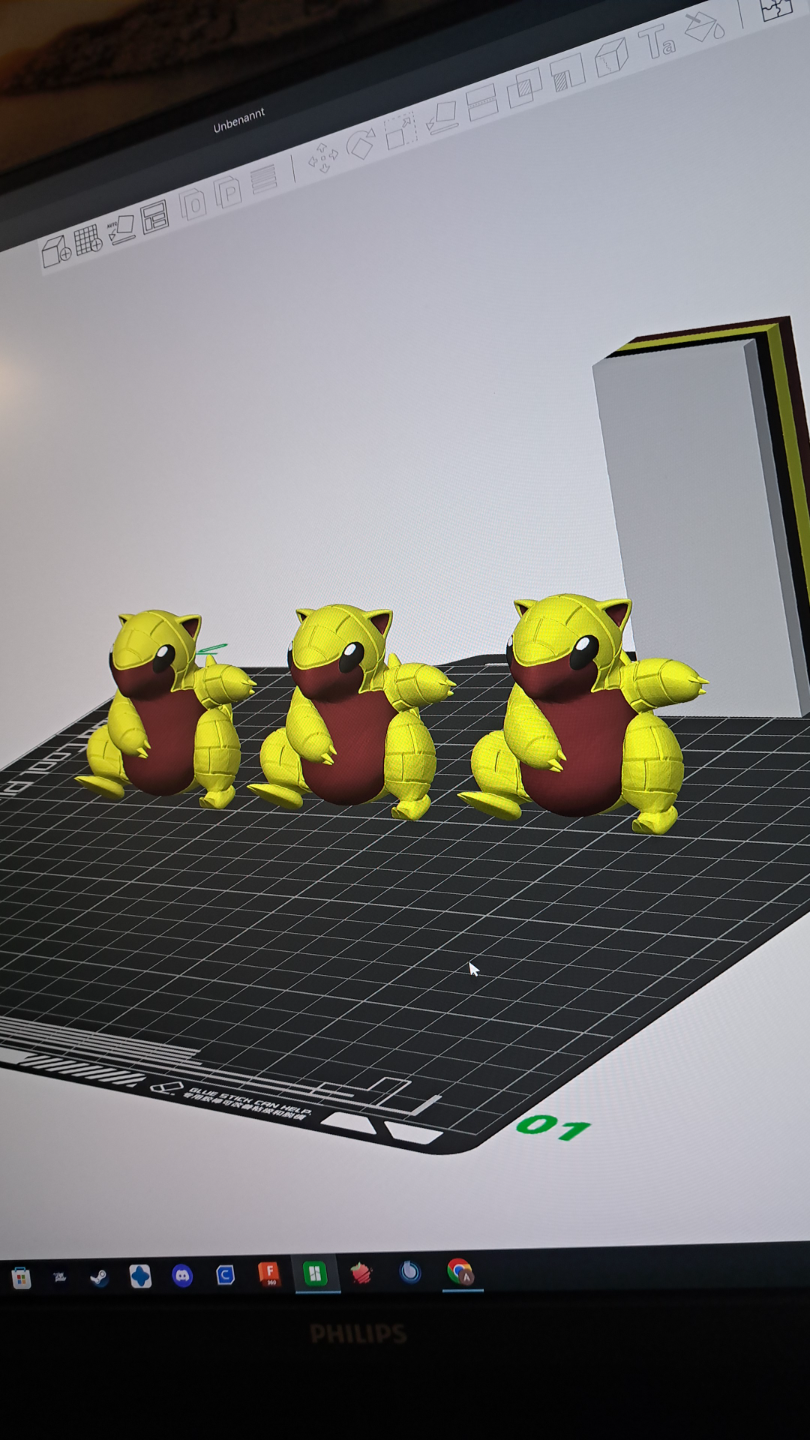 çubuk sandshrew by andreas3d basınç moda modeller pokemon sanat top 3D print model - Mito3D