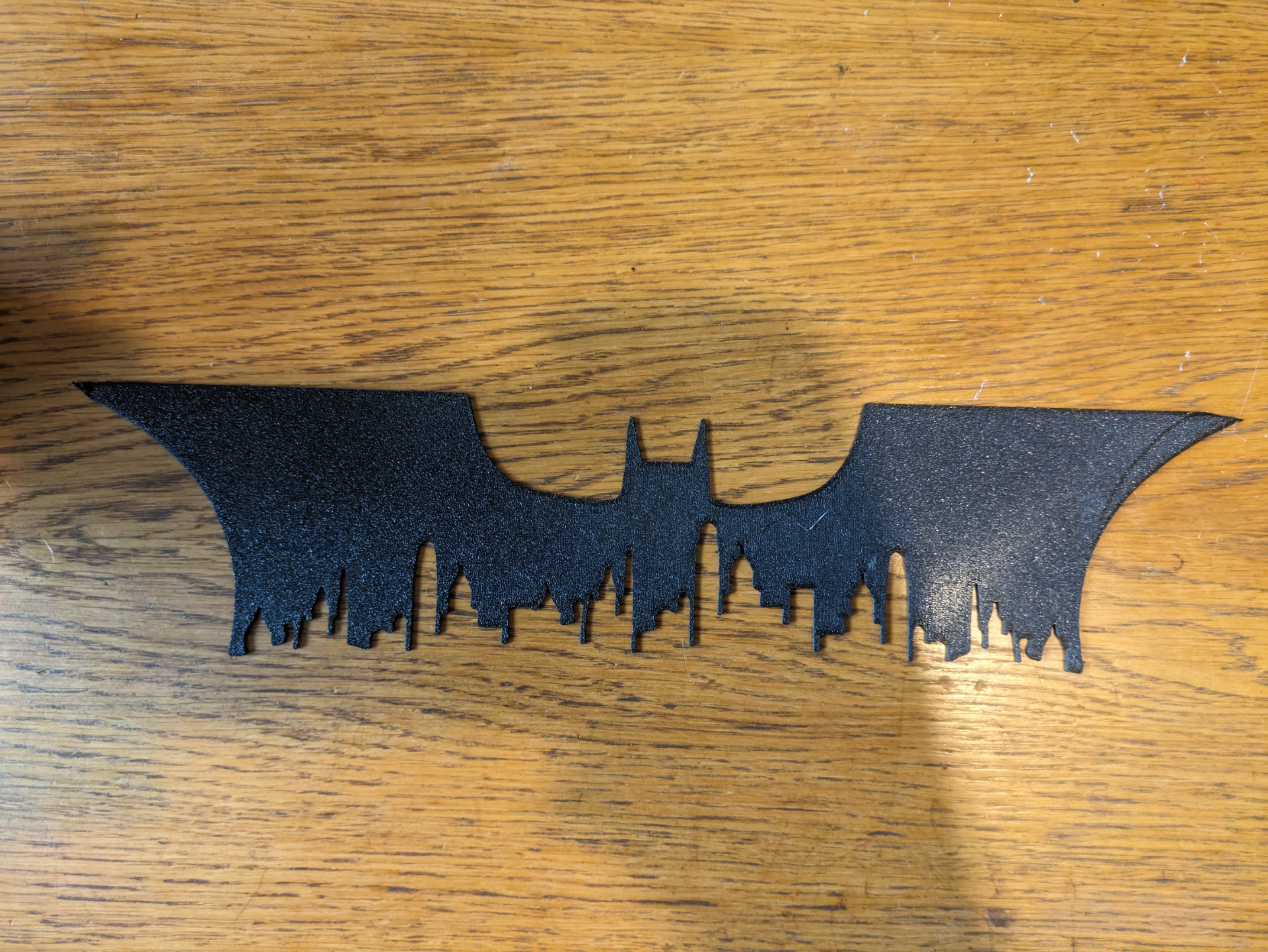 batman gotham ville horizon silhouette mur art by cruse2382 2d joker 3D print model - Mito3D