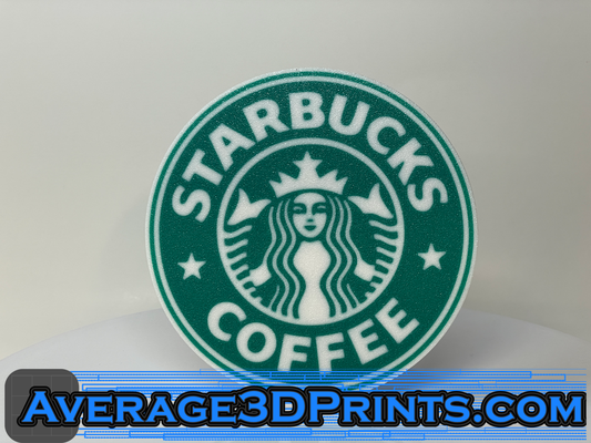 sottobicchiere starbucks by average3dprints domestico arredamento caffè sottobicchieri a3dprints 3d print model - Mito3D