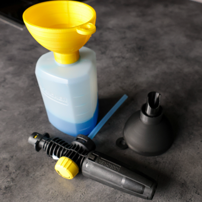 trichter karcher fj6 schaum lanze flasche kit by komm werkzeuge maschine 3d print model - Mito3D