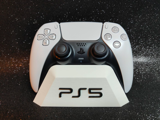 ps5 dualsense controller in piedi remixato by spary3d passatempo fai titolare supporto stazione gioco video console multicolore 3d print model - Mito3D