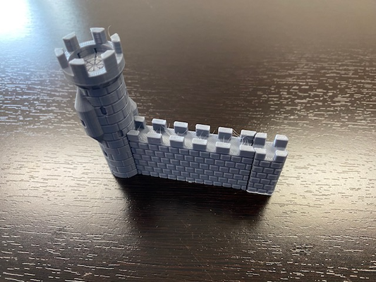 desktop castelli exp 3 by tomheadley miniature architettura castello torre parete dnd 3d print model - Mito3D