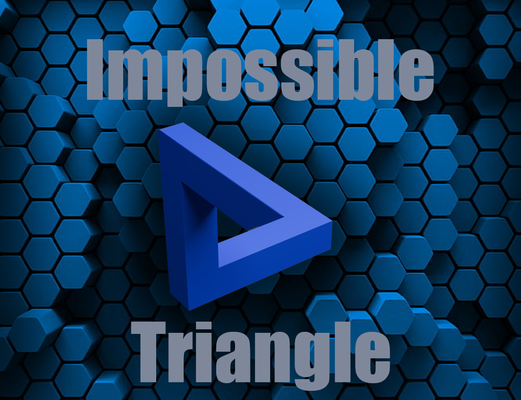 impossible triangle overhang test by makers manifest 3d printer models art print cool 3d print model - Mito3D